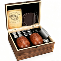 Ensemble de tasses en bois de chêne, tasses à whisky en bois, tasses à bière en bois, tasse à whisky réutilisable, coffret cadeau pour bar à domicile, fête ou soirée