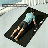 Tapis de yoga TPE double taille de 200 cm, prix de gros, écologique, grand tapis de Pilates pour couple, entraînement à domicile