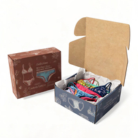 Boîtes d'expédition en tissu pour sous-vêtements recyclables de luxe pour les petites entreprises