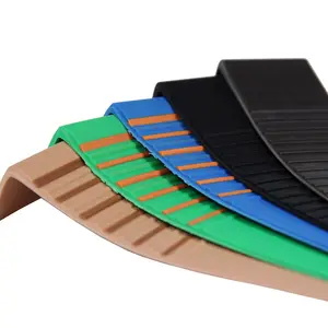 Einfache Konstruktion rutsch feste Gummi treppenstufen flexible Vinyl-PVC-Gummis tufen Treppen