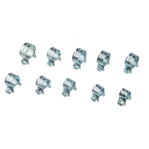 <b>Mini</b> Fuel Injection Hose <b>Clamp</b> Kit 100Pcs Carbon Steel A1098 Series for Repair Replace - Product Image 5