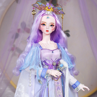 Dream fairy 60cm grande poupée bjd 13 corps avec ensemble complet poupées mâles pour filles