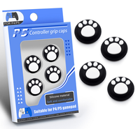 Poignées de pouce analogiques en silicone souple ABS, couvercles anti-poussière pour manette