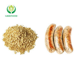 Proteine di soia testurizzate personalizzate Non ogm <span class=keywords><strong>per</strong></span> <span class=keywords><strong>vegetariani</strong></span> ad alto tasso di reidratazione come polpetta di salsiccia con certificazione HALAL/Kosher - Product Image 4