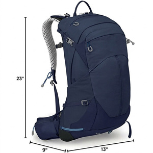 24L Hiking Daypack Ventilated Suspended Mesh Back Panel Lightweight Hydration <b>Backpack</b> <b>For</b> <b>Men</b> Women Outdoor Trekking Camping - Product Image 2