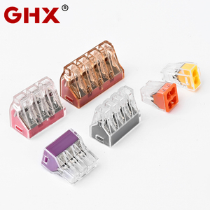 GHX PCT Hard <strong>Wire</strong> Series Universal Push-in Brass Transparent Conductor Quick <strong>Splicing</strong> Flexible Operating Fast <strong>Wire</strong> <strong>Connectors</strong> - Product Image 2