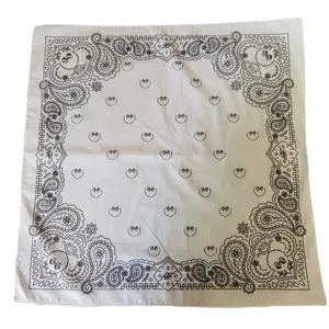 Hiphop Bandana Paisley Patrón Pañuelo de algodón Impreso personalizado Bandana de algodón diadema