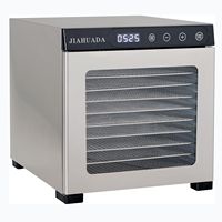 Déshydrateur alimentaire, déshydrateur alimentaire de grande capacité 800W, 10 plateaux, machine à sécher les aliments en acier inoxydable pour légumes, fruits, herbes, viande de bœuf