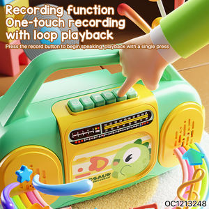 Clavier musical multifonctionnel pour l'apprentissage précoce, boîte à musique personnalisée pour enfants, radio, enregistrement audio, jouets avec <span class=keywords><strong>chansons</strong></span> <span class=keywords><strong>anglaises</strong></span> personnalisées - Product Image 3