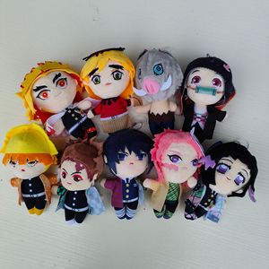 100 styles de figurines en peluche de 4 pouces, porte-clés, pendentifs, poupées en peluche, figurines de dessins animés japonais, jouets en peluche pour cadeaux - Product Image 6