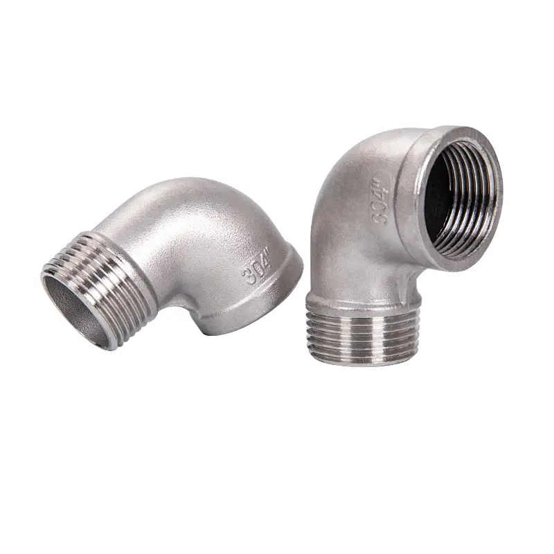 Investment Casting Stainless Steel Screwed 90 Degree Street Elbow