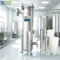 Boîtier de filtre à sac unique en acier inoxydable CE 304 316L, matériau PP PTFE pour la filtration des solutions d'électrodéposition en microélectronique