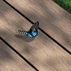 Современный дизайн, деревянный пластиковый настил для помещений/улицы, квадратный настил, водостойкий, матовый, для виллы, театра, алюминия - Product Image 3