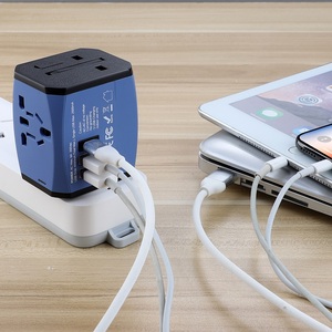 Adaptador de Corriente Universal de Viaje RRTRAVEL HHT525 con <span class=keywords><strong>3</strong></span> Puertos <span class=keywords><strong>USB</strong></span> y <span class=keywords><strong>Enchufe</strong></span> para Uso Hospitalario e Industrial 110V-240V - Product Image 2
