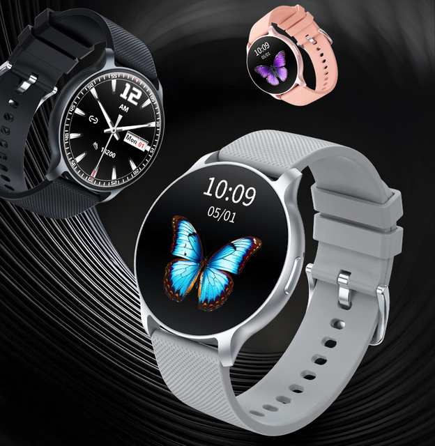 AMOLED Display Full Touch Screen Smartwatch IP68 Waterproof Fitness Tracker Call Android & IOS Compatible Sports Watch