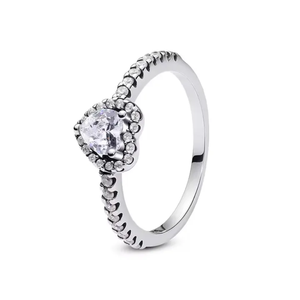 Anelli Originali in Argento Sterling 925 per Donne, <span class=keywords><strong>Anello</strong></span> a Cuore per Fidanzamento e Matrimonio, Gioiello di Lusso in <span class=keywords><strong>Oro</strong></span> <span class=keywords><strong>Rosa</strong></span>, Regalo - Product Image 5
