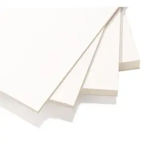 Fabricants de panneaux de mousse PVC laminé blanc insonorisé taille personnalisée 0.55g/cm3