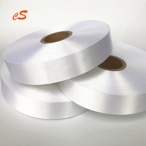 중국 100% 폴리 에스터 장식 새틴 크리스마스 리본 테이프 휴일 장식용 단일/양면 - Product Image 5
