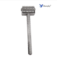 Rouleau de massage corporel en acier inoxydable pour l'acupuncture, pour le visage, le dos, les jambes, les doigts et les pieds, soulagement musculaire - Anti-rhumatismal
