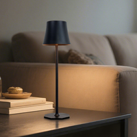 Lampe de table LED USB transfrontalière avec contrôle tactile de style européen et américain, batterie incluse - Design de luxe de haute qualité