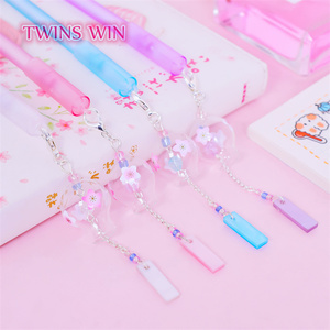 Popüler kırtasiye yazma aracı plastik jel kalem aeolian bells kolye kawaii promosyon hediyeler 2614 - Product Image 6