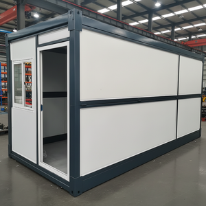 บ้านคอนเทนเนอร์พับได้ขนาด 20 ฟุต แบบฟาร์มเฮาส์ ระบายอากาศได้ดี ใช้เป็นห้องนอน ห้องทำงาน โฮมออฟฟิศ โรงแรม ร้านค้า อาคาร ทำจากแผ่นเหล็กแซนวิช - Product Image 6