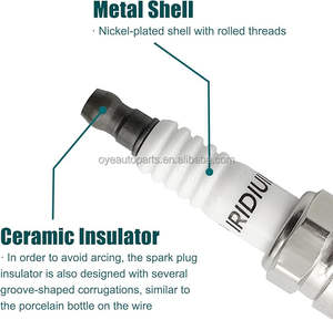 Juego de 4 bujías de iridio 18846-11070 para <span class=keywords><strong>Hyundai</strong></span> Tucson Elantra GT <span class=keywords><strong>Coupe</strong></span> 2012-2020 Kia Soul Forte 5 Koup - Product Image 2