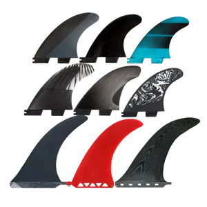 Carbon glass fiber longboard surfboard fin for surf fcs foil sup paddle board