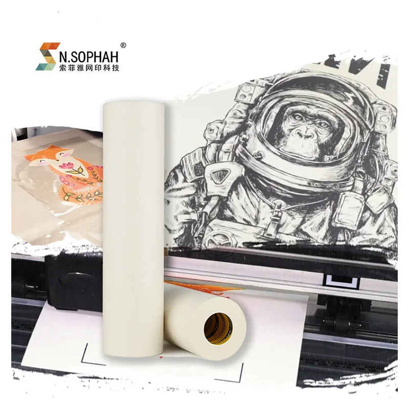 Prezzo di fabbrica 30 60cm carta a trasferimento termico trasparente pellicola Dtf carta Transfer termoadesiva per abbigliamento