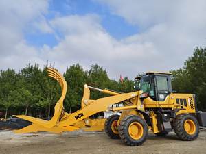 Chargeuse sur pneus compacte agricole multifonctionnelle diesel 4x4 avec <span class=keywords><strong>grappin</strong></span> à bois <span class=keywords><strong>pour</strong></span> la construction et l'ingénierie, fournie par l'usine - Product Image 3