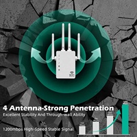 Repetidor de Router WiFi Inalámbrico, Amplificador de Señal de Largo Alcance 2G 3G 4G de Doble Banda, Extensor de Rango IP POE