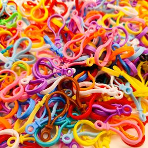Plastic Lobster <b>Clips</b> Oval Shape Lightweight Keychain Accessories For DIY Crafts And Perler Beads 12 Colors Available - Product Image 3
