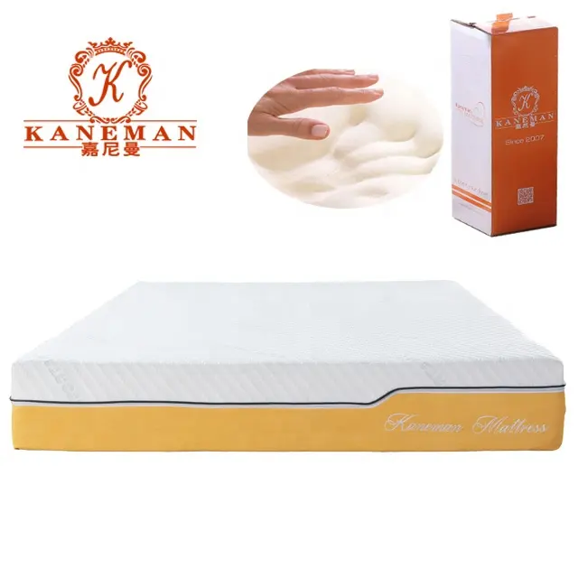 Großhandel OEM ODM Schlafzimmer Zimmer möbel vakuum verpackt Roll-up Queen-Size-Natur latex Memory Foam Matratze Hersteller