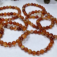 Vente en gros tendance perles rondes de 8mm bracelet de guérison en cristal de sardonyx thème mascotte style Feng Shui pour bijoux de mode