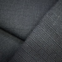 Tissu en aramide tissé sergé antistatique ignifuge, résistant aux hautes températures sans fumée ni éclaboussures pour vêtements de travail de sécurité industrielle