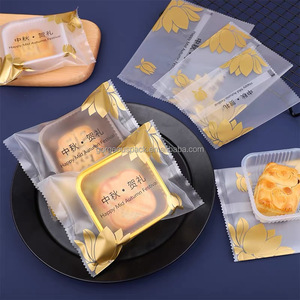 Custom Heat Sealer Cookie <b>Nut</b> Snack Bag Nougat Wrapper Sealing Bag Clear Biscuit Macaron Mooncake Heat Seal Packaging - Product Image 5