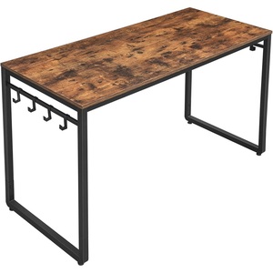 La migliore vendita di legno scrivania per l'home Office rettangolare tavolo da studio Computer <span class=keywords><strong>con</strong></span> 8 Hooksfor salotto T0926 - Product Image 1