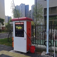 Máquina de lavado de autos de autoservicio que funciona las 24 horas, máquina de lavado de autos de autoayuda automática