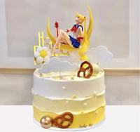 Maquette de gâteau factice personnalisée de haute qualité pour la simulation de pâtisserie, gâteau aux fruits pour fête d'anniversaire
