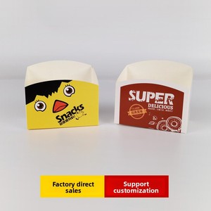 Caja de Embalaje Desechable para Mini Hamburguesas Cuadradas, Caja de Embalaje Gruesa para Sándwiches de Omelette, Caja para Tostadas, Caja de Papel para Alimentos - Product Image 3