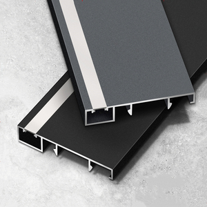 5cm 표면 장착 조명 스커트 라인 <span class=keywords><strong>led</strong></span> 알루미늄 장식 광장 baseboard <span class=keywords><strong>led</strong></span> 스트립 바닥 액세서리 - Product Image 2