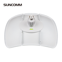 Venta caliente 5,8G de alta potencia de larga distancia en forma de ventilador puente inalámbrico 300Mbps 15km fuente de alimentación PoE impermeable IP65 al aire libre AP