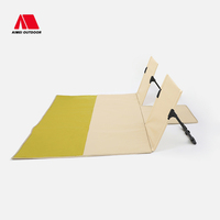 Tapis de sol pliable léger en tissu Oxford pour l'extérieur, idéal pour la sieste des étudiants, tapis de couchage double portable pour le camping