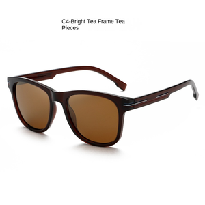 2025 occhiali da sole Unisex di tendenza UV400 di alta qualità alla moda lenti stile TR90 telaio materiale disponibile in rosso <span class=keywords><strong>e</strong></span> grigio - Product Image 1