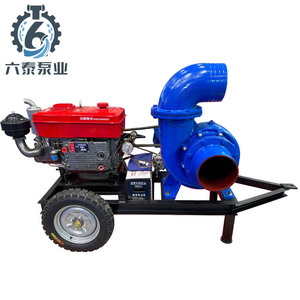 Bomba de Agua Centrífuga de Flujo Mixto de 20 <span class=keywords><strong>hp</strong></span>, 2, 4, <span class=keywords><strong>6</strong></span>, 8 <span class=keywords><strong>Pulgadas</strong></span>, Portátil, Móvil, para Riego Agrícola, con Motor Diésel - Product Image 4