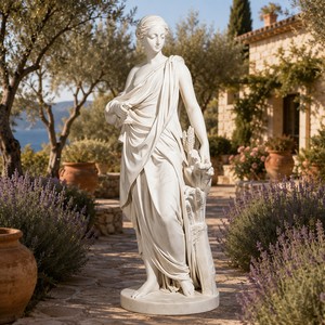 Elegante Escultura de Mujer <span class=keywords><strong>en</strong></span> Mármol Hecha a Medida - Arte <span class=keywords><strong>en</strong></span> Piedra Natural Premium Diseñado para Hoteles, Galerías y Propiedades Privadas - Product Image 3