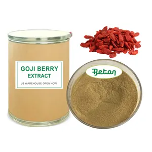 Chinese 20:1 Wolfberry Lycium Barbarum Organic Juice Wolfberry Fruit Extract 10% 25% 99% Gojiberry Fruit Extract Powder 5:1