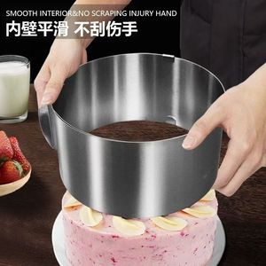 Factory wholesale stainless steel extendable mousse ring, round <b>cake</b> ring, <b>cake</b> <b>mold</b> 22-40cm baking tool - Product Image 2