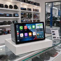 Écran tactile LCD IPS 10,1 pouces 1024x600 pour voiture avec CarPlay sans fil, Android Auto et caméra de recul