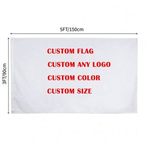 Promotional 3x5ft National Country Flags Polyester Flying Style Portable <b>Banners</b> with Custom Logo and Print - Product Image 3